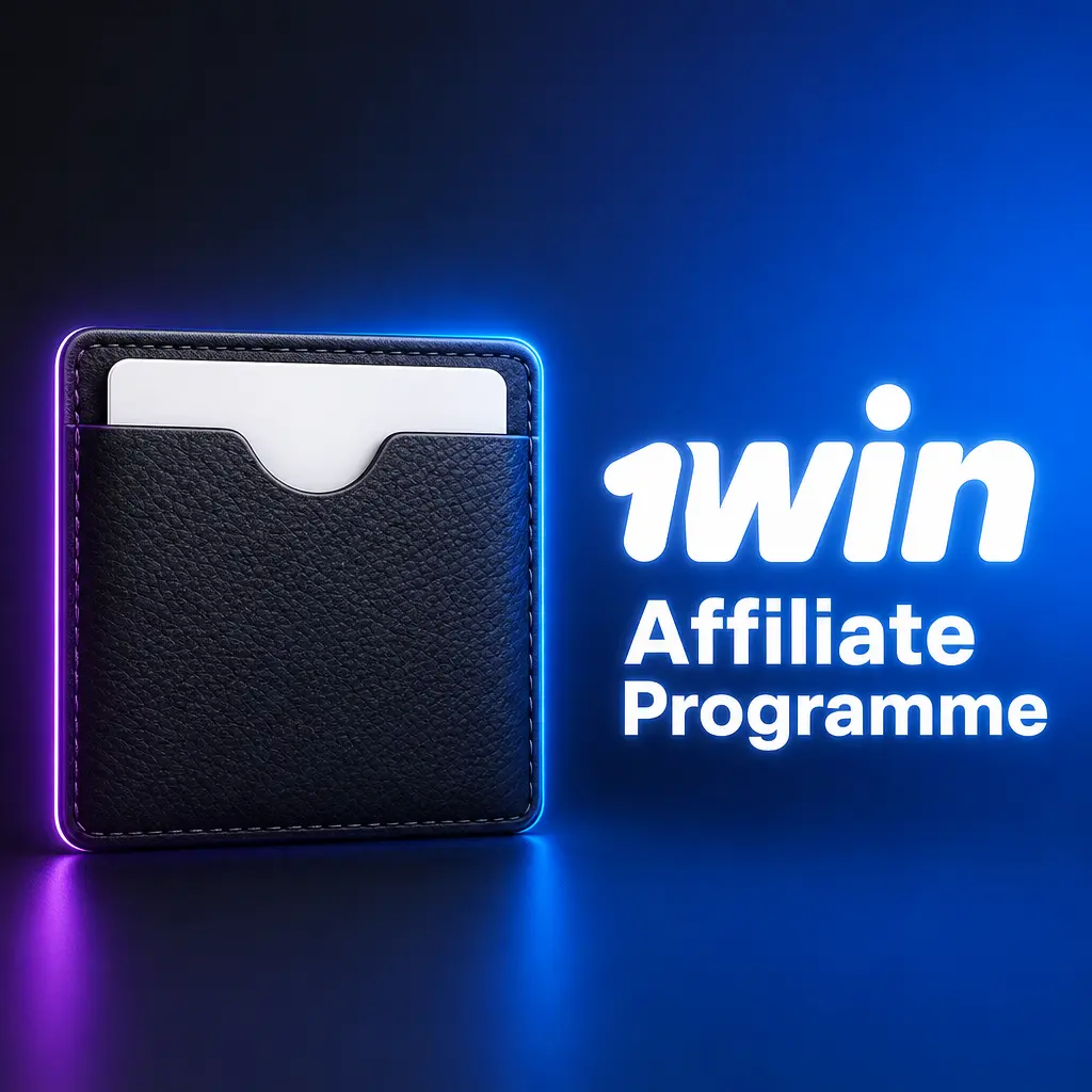 1win affiliate programme dashboard showing revenue share options, analytics tools, and partner registration portal for digital marketers