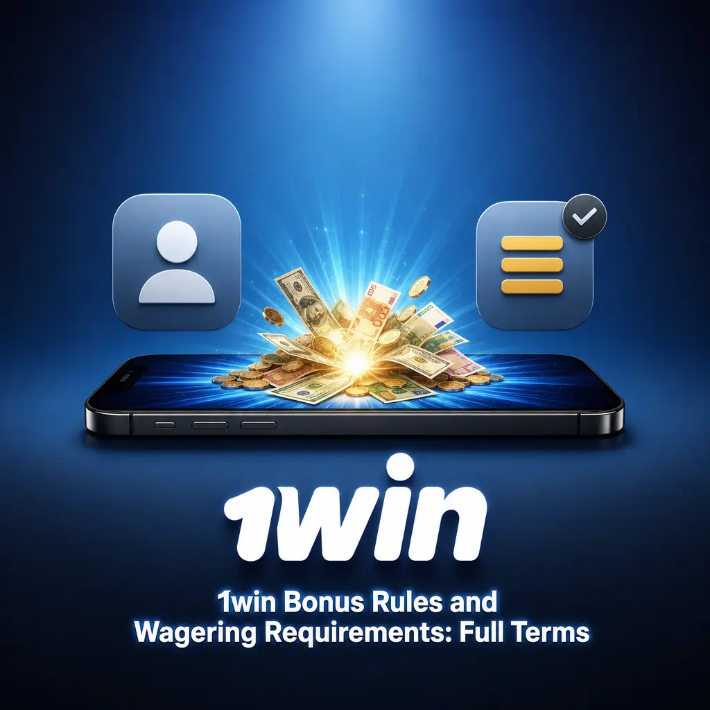 1win bonus wagering rules showing 35x requirements, 72-hour windows, and eligibility terms for welcome deposit offers