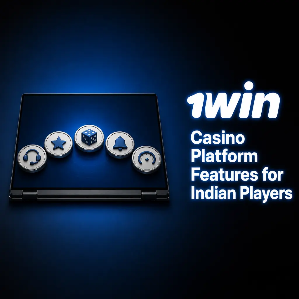 1win casino platform for Indian players showing INR support, UPI payments, mobile app, and 8000+ games interface
