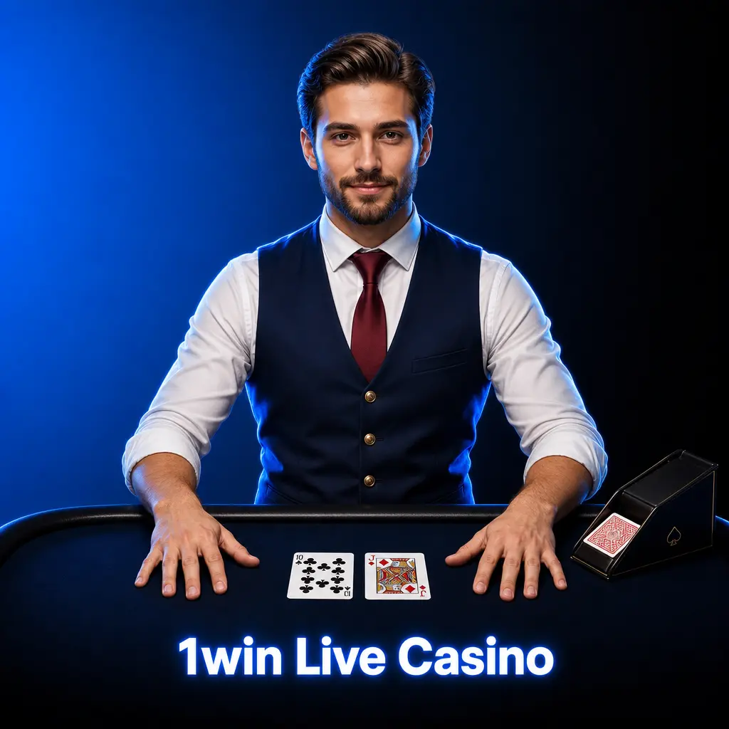 1win live casino with real dealer tables streaming HD roulette, blackjack, baccarat, Teen Patti and Andar Bahar