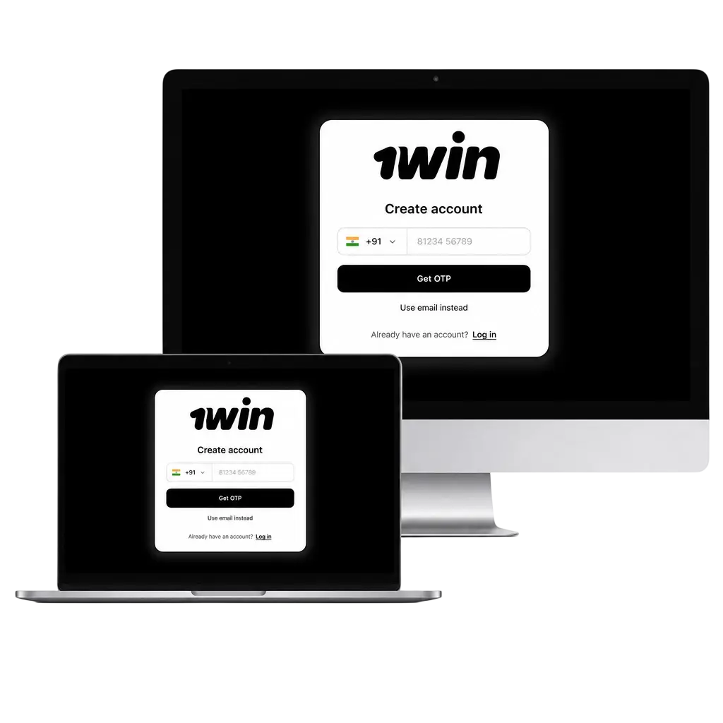 1win registration, login and verification process for Indian players with INR support, UPI deposits and 500% welcome bonus