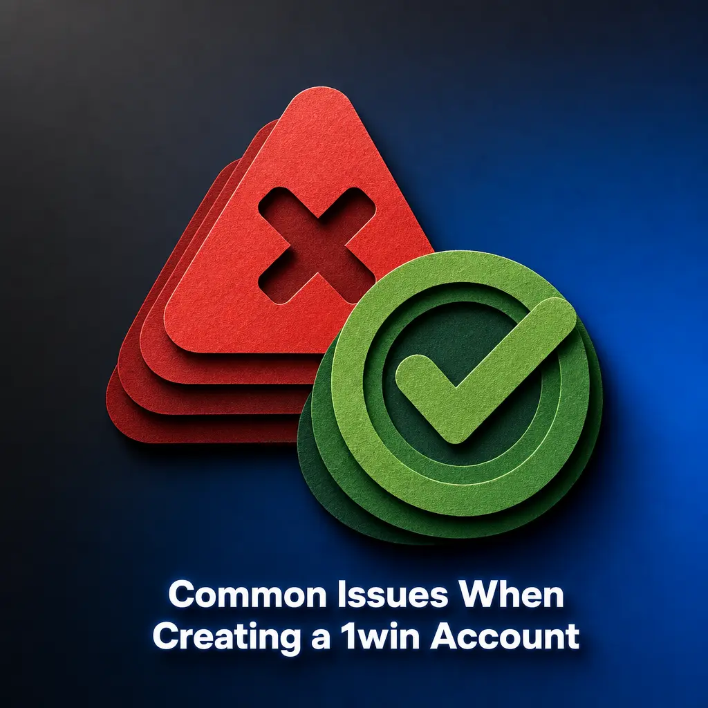 1win account registration issues including SMS verification, email confirmation, blocked accounts, currency, and document errors