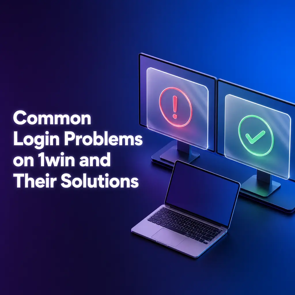 1win login problems and solutions guide showing common issues like forgotten passwords and account blocks