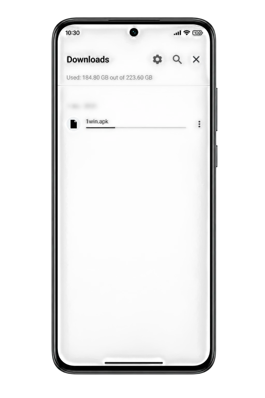 Step-by-step guide showing how to download and install the 1win APK on an Android device in 4 steps