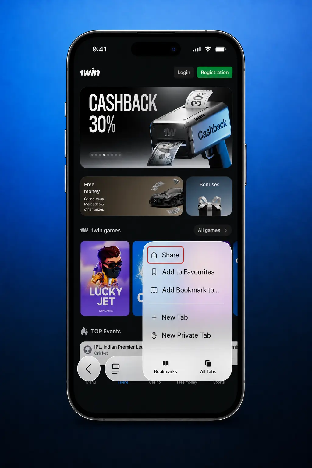 Step-by-step guide to download the 1win iOS app on iPhone or iPad in 5 easy steps via App Store