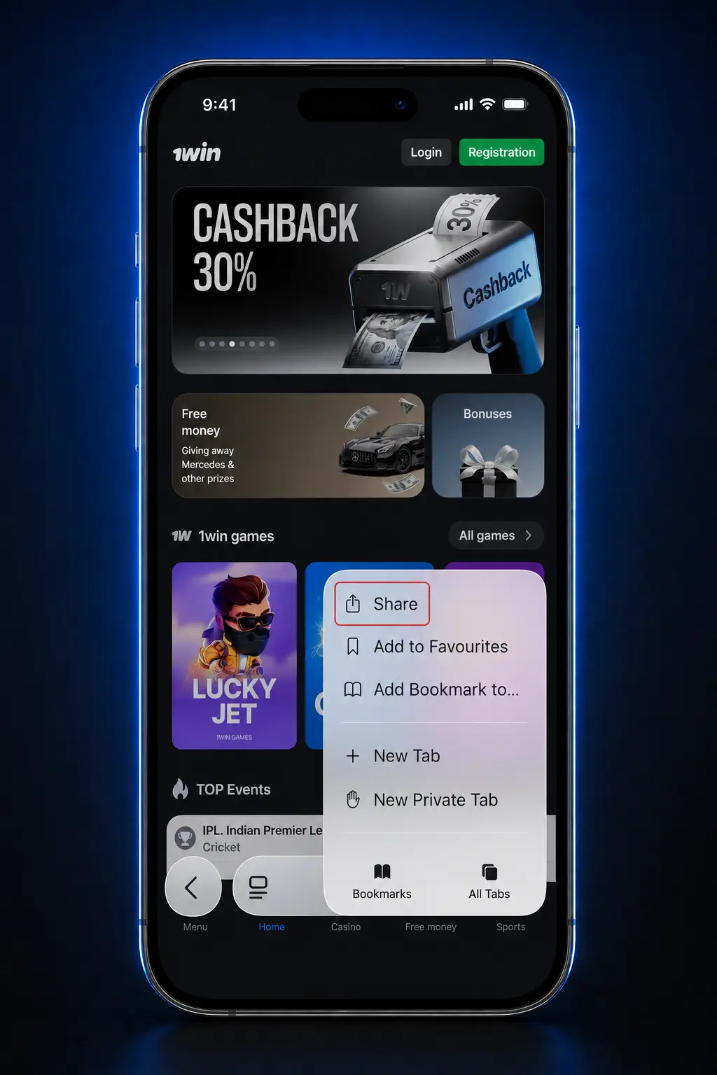 1win Aviator app download and install steps on iOS App Store for iPhone and iPad running iOS 12.0 or later