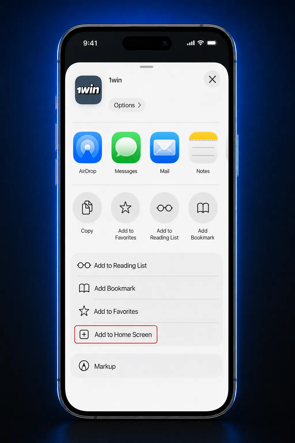 1win Aviator app download and install steps on iOS iPhone iPad from App Store