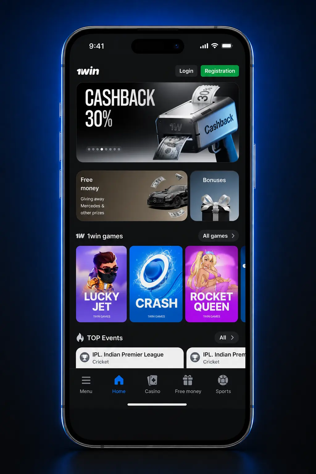 1win Aviator app download and installation steps on iOS App Store for iPhone and iPad