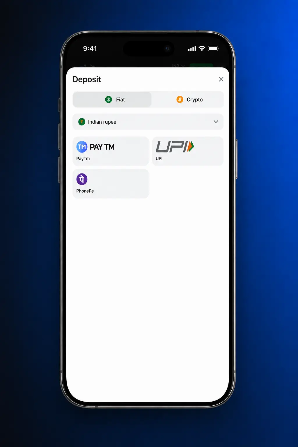 Step-by-step guide on how to make a 1win deposit in India using UPI, PhonePe, or Paytm with ₹300 minimum