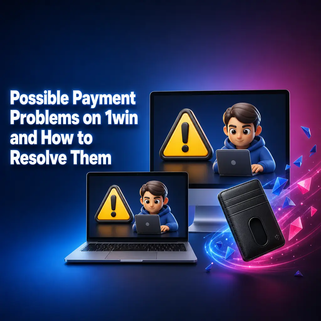 1win payment issues guide showing deposit errors, withdrawal delays, and blocked transactions with resolution steps for Indian users