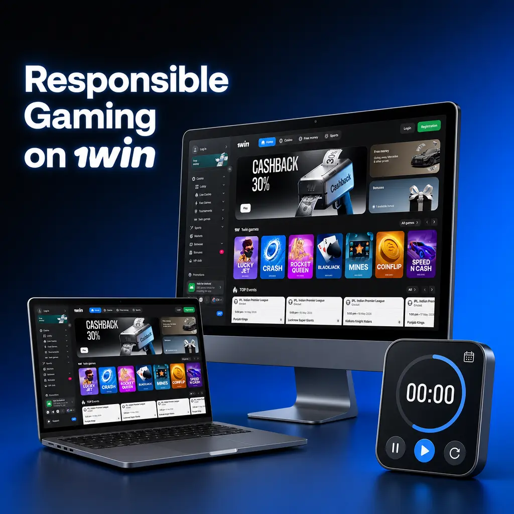 1win responsible gaming tools including deposit limits, self-exclusion, and session controls for safe betting